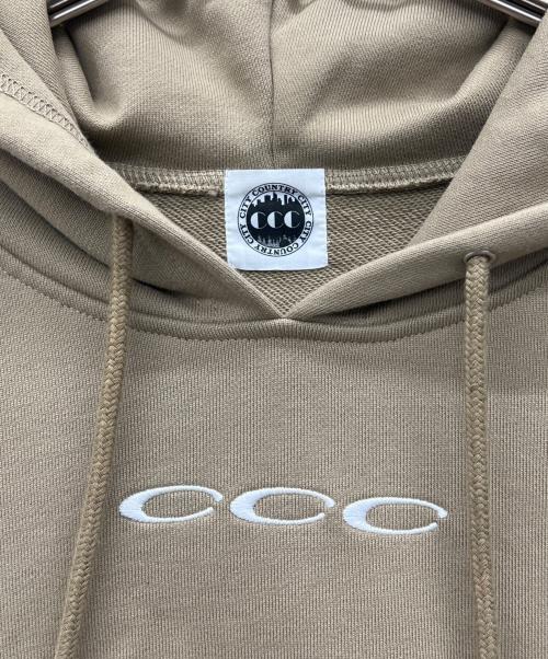 city country city（シティーカントリーシティー）city country city (シティーカントリーシティー) プルオーバーパーカー カーキ サイズ:Lの古着・服飾アイテム