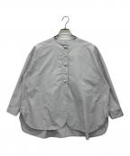 YORIヨリ）の古着「キャンディボタンシャツ」｜グレー