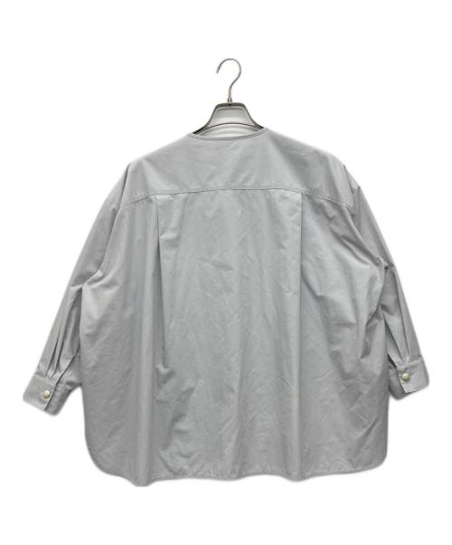 YORI（ヨリ）YORI (ヨリ) キャンディボタンシャツ グレー サイズ:FREEの古着・服飾アイテム