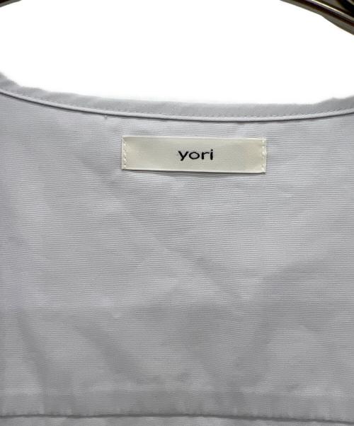 YORI（ヨリ）YORI (ヨリ) キャンディボタンシャツ グレー サイズ:FREEの古着・服飾アイテム