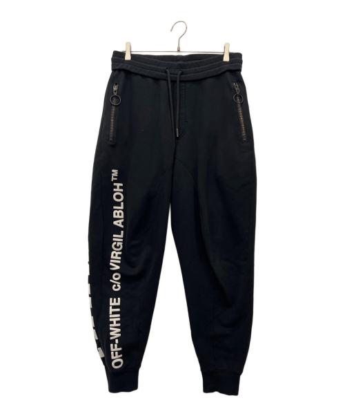 OFFWHITE（オフホワイト）OFFWHITE (オフホワイト) スウェットパンツ ブラック サイズ:XSの古着・服飾アイテム