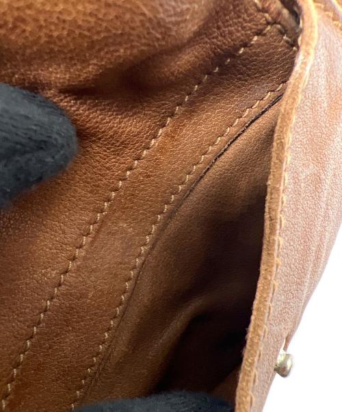 PRADA（プラダ）PRADA (プラダ) ウォッシュドレザーボストンバッグ ブラウンの古着・服飾アイテム