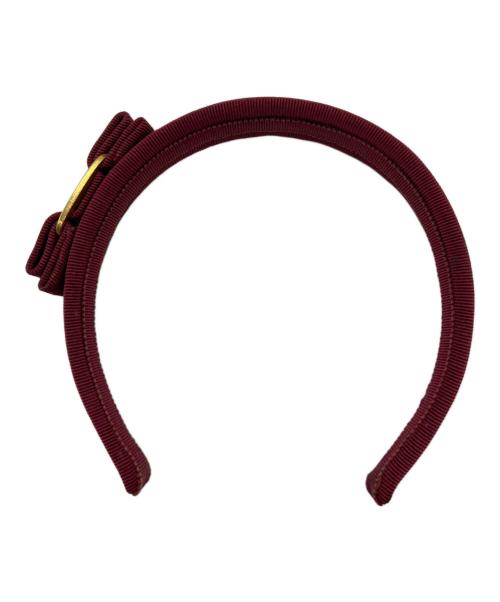 Salvatore Ferragamo（サルヴァトーレ フェラガモ）Salvatore Ferragamo (サルヴァトーレ フェラガモ) カチューシャ レッドの古着・服飾アイテム