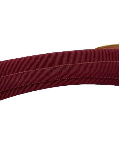 Salvatore Ferragamo（サルヴァトーレ フェラガモ）Salvatore Ferragamo (サルヴァトーレ フェラガモ) カチューシャ レッドの古着・服飾アイテム