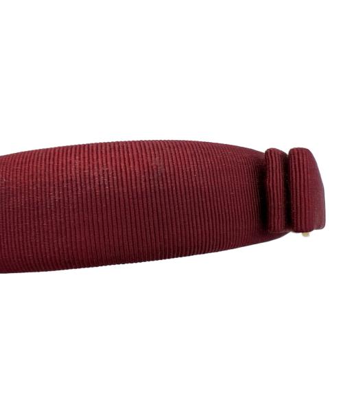 Salvatore Ferragamo（サルヴァトーレ フェラガモ）Salvatore Ferragamo (サルヴァトーレ フェラガモ) カチューシャ レッドの古着・服飾アイテム