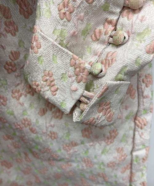 merry jenny（メリージェニー）merry jenny (メリージェニー) ジャガードフレアミニワンピース ピンク サイズ:Freeの古着・服飾アイテム