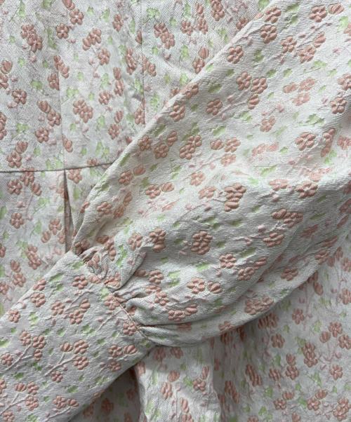 merry jenny（メリージェニー）merry jenny (メリージェニー) ジャガードフレアミニワンピース ピンク サイズ:Freeの古着・服飾アイテム