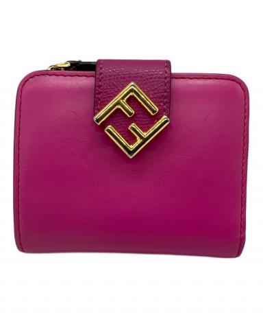 中古・古着通販】FENDI (フェンディ) 2つ折り財布 ピンク｜ブランド