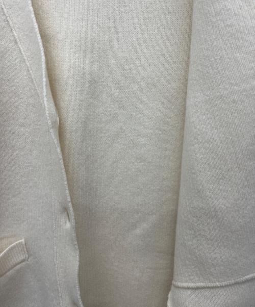 BALENCIAGA（バレンシアガ）BALENCIAGA (バレンシアガ) Logo Patch Wool Knit Cardigan ホワイト サイズ:1の古着・服飾アイテム