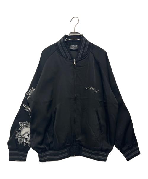 Ed Hardy（エド ハーディー）Ed Hardy (エド ハーディー) スカジャン ブラック サイズ:Mの古着・服飾アイテム