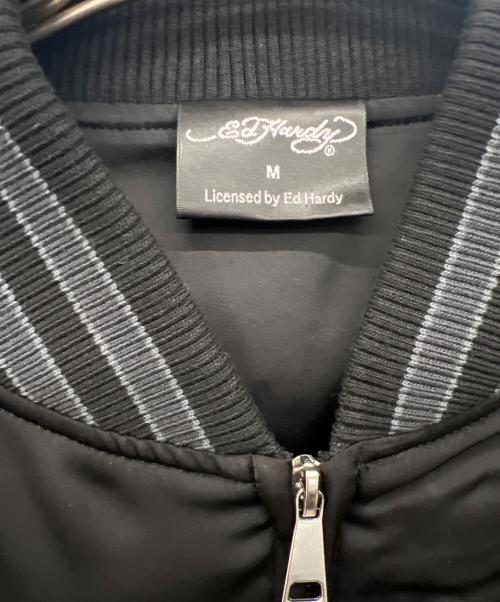 Ed Hardy（エド ハーディー）Ed Hardy (エド ハーディー) スカジャン ブラック サイズ:Mの古着・服飾アイテム