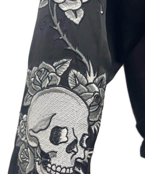 Ed Hardy（エド ハーディー）Ed Hardy (エド ハーディー) スカジャン ブラック サイズ:Mの古着・服飾アイテム