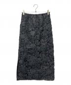 IENAイエナ）の古着「レーススカート」｜グレー