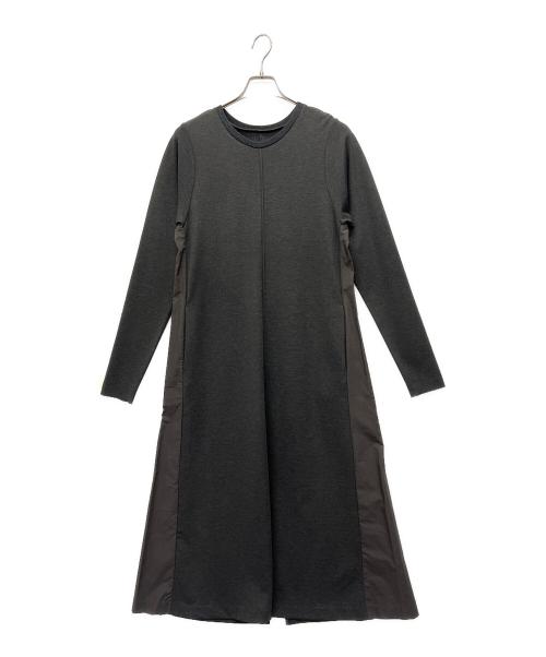 Adam et Rope（アダム エ ロペ）Adam et Rope (アダム エ ロペ) ロングセミフレアワンピース ブラック サイズ:Freeの古着・服飾アイテム
