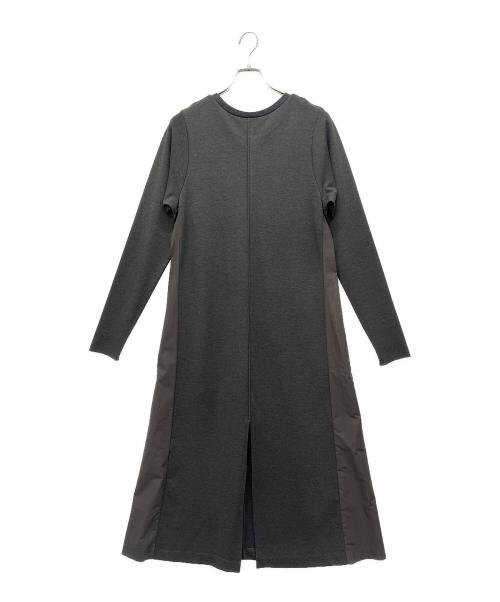 Adam et Rope（アダム エ ロペ）Adam et Rope (アダム エ ロペ) ロングセミフレアワンピース ブラック サイズ:Freeの古着・服飾アイテム