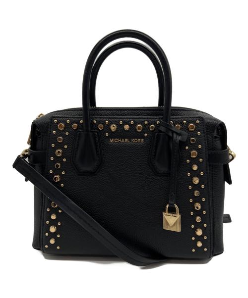 MICHAEL KORS（マイケル・コース）MICHAEL KORS (マイケル・コース) 2WAYショルダーバッグ ブラックの古着・服飾アイテム