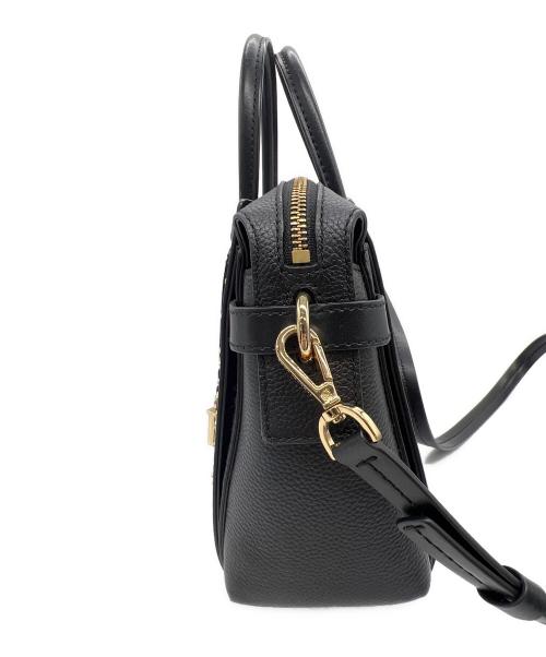 MICHAEL KORS（マイケル・コース）MICHAEL KORS (マイケル・コース) 2WAYショルダーバッグ ブラックの古着・服飾アイテム