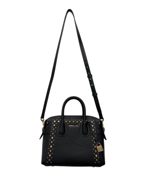 MICHAEL KORS（マイケル・コース）MICHAEL KORS (マイケル・コース) 2WAYショルダーバッグ ブラックの古着・服飾アイテム