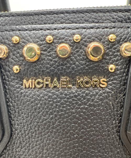 MICHAEL KORS（マイケル・コース）MICHAEL KORS (マイケル・コース) 2WAYショルダーバッグ ブラックの古着・服飾アイテム