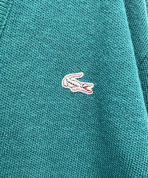 LACOSTE（ラコステ）LACOSTE (ラコステ) 厚手カーディガン グリーン サイズ:5の古着・服飾アイテム