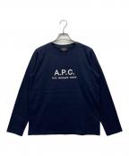 A.P.C.アーペーセー）の古着「長袖カットソー」｜ネイビー