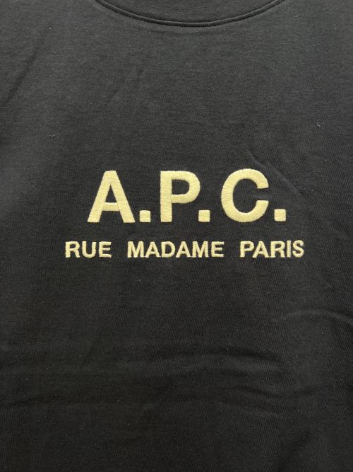A.P.C.（アーペーセー）A.P.C. (アーペーセー) 長袖カットソー ネイビー サイズ:Lの古着・服飾アイテム