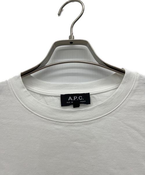 A.P.C.（アーペーセー）A.P.C. (アーペーセー) 半袖カットソー ホワイト サイズ:XSの古着・服飾アイテム