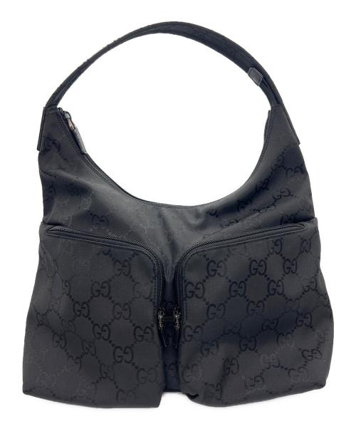 GUCCI（グッチ）GUCCI (グッチ) ワンショルダーバッグ ブラックの古着・服飾アイテム