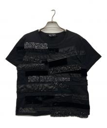 JUNYA WATANABE×COMME des GARCONS（ジュンヤワタナベ×コムデギャルソン）の古着「半袖カットソー」｜ブラック