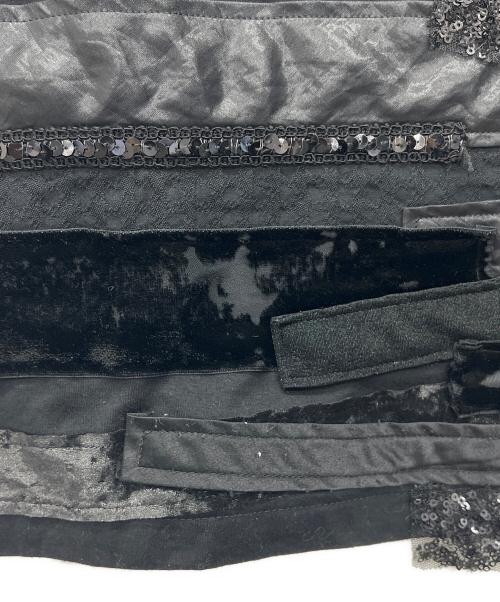 JUNYA WATANABE（ジュンヤワタナベ）JUNYA WATANABE (ジュンヤワタナベ) COMME des GARCONS (コムデギャルソン) 半袖カットソー ブラック サイズ:Sの古着・服飾アイテム