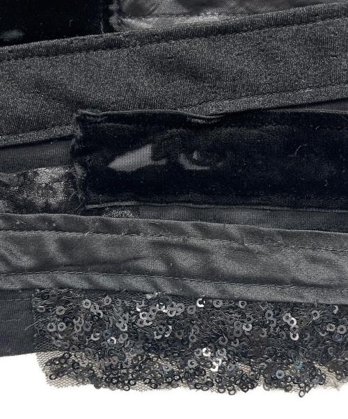 JUNYA WATANABE（ジュンヤワタナベ）JUNYA WATANABE (ジュンヤワタナベ) COMME des GARCONS (コムデギャルソン) 半袖カットソー ブラック サイズ:Sの古着・服飾アイテム