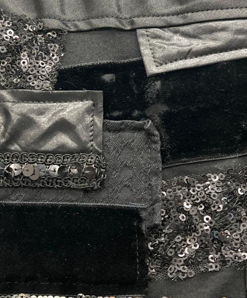 JUNYA WATANABE（ジュンヤワタナベ）JUNYA WATANABE (ジュンヤワタナベ) COMME des GARCONS (コムデギャルソン) 半袖カットソー ブラック サイズ:Sの古着・服飾アイテム