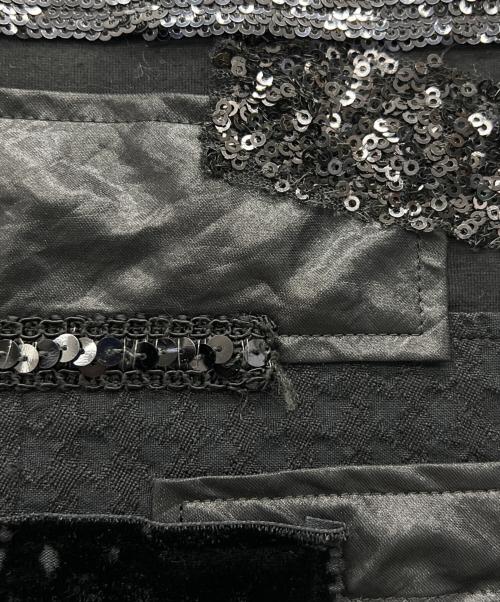 JUNYA WATANABE（ジュンヤワタナベ）JUNYA WATANABE (ジュンヤワタナベ) COMME des GARCONS (コムデギャルソン) 半袖カットソー ブラック サイズ:Sの古着・服飾アイテム