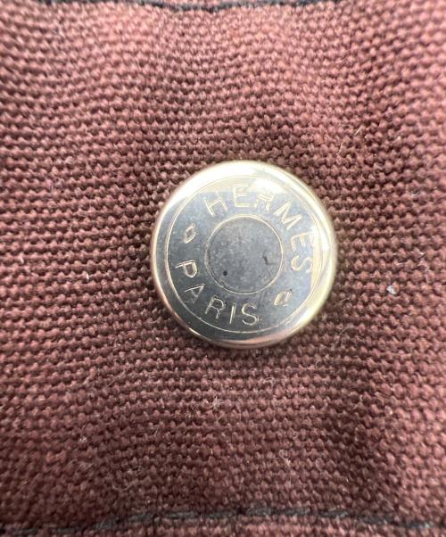 HERMES（エルメス）HERMES (エルメス) トートバッグ フールトゥMM ブラック×レッドの古着・服飾アイテム