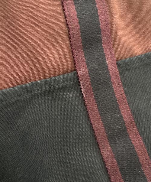HERMES（エルメス）HERMES (エルメス) トートバッグ フールトゥMM ブラック×レッドの古着・服飾アイテム