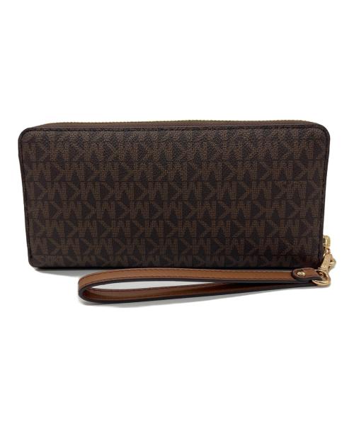 MICHAEL KORS（マイケル・コース）MICHAEL KORS (マイケル・コース) 長財布 ブラウンの古着・服飾アイテム
