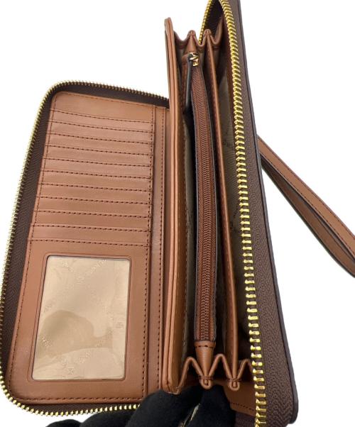 MICHAEL KORS（マイケル・コース）MICHAEL KORS (マイケル・コース) 長財布 ブラウンの古着・服飾アイテム