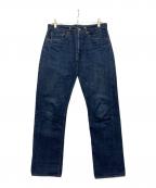 orSlowオアスロウ）の古着「デニムパンツ」｜ネイビー