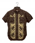 KAPITALキャピタル）の古着「半袖シャツ」｜ブラウン