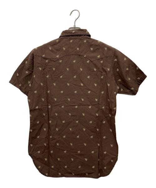 KAPITAL（キャピタル）KAPITAL (キャピタル) 半袖シャツ ブラウン サイズ:Mの古着・服飾アイテム