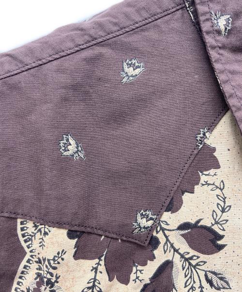 KAPITAL（キャピタル）KAPITAL (キャピタル) 半袖シャツ ブラウン サイズ:Mの古着・服飾アイテム