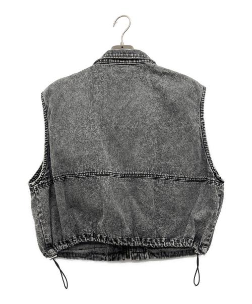 X-GIRL（エックスガール）X-GIRL (エックスガール) デニムベスト グレー サイズ:ONEの古着・服飾アイテム
