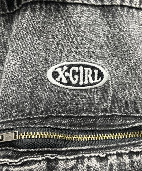 X-GIRL（エックスガール）X-GIRL (エックスガール) デニムベスト グレー サイズ:ONEの古着・服飾アイテム