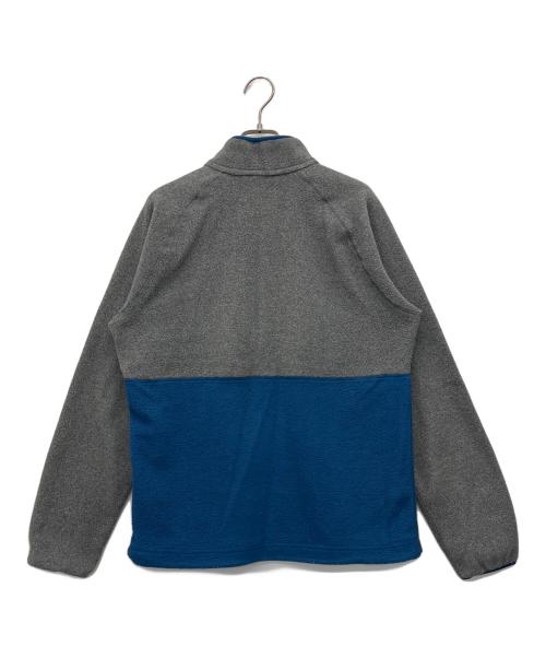 L.L.Bean（エルエルビーン）L.L.Bean (エルエルビーン) ハーフジップフリース グレー×ブルー サイズ:Sの古着・服飾アイテム