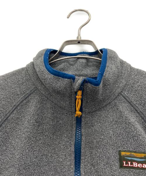 L.L.Bean（エルエルビーン）L.L.Bean (エルエルビーン) ハーフジップフリース グレー×ブルー サイズ:Sの古着・服飾アイテム