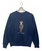 POLO RALPH LAURENポロ・ラルフローレン）の古着「クルーネックスウェット」｜ネイビー
