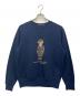 POLO RALPH LAUREN（ポロ・ラルフローレン）の古着「クルーネックスウェット」｜ネイビー