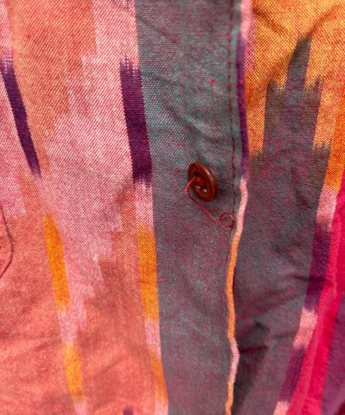 Engineered Garments（エンジニアド ガーメンツ）Engineered Garments (エンジニアド ガーメンツ) 半袖シャツ レッド サイズ:Mの古着・服飾アイテム