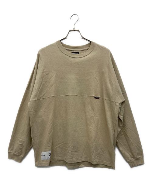 DESCENDANT（ディセンダント）DESCENDANT (ディセンダント) 長袖カットソー ベージュ サイズ:3の古着・服飾アイテム