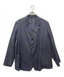 COMOLI（コモリ）の古着「コットンシルクジャケット」｜ネイビー